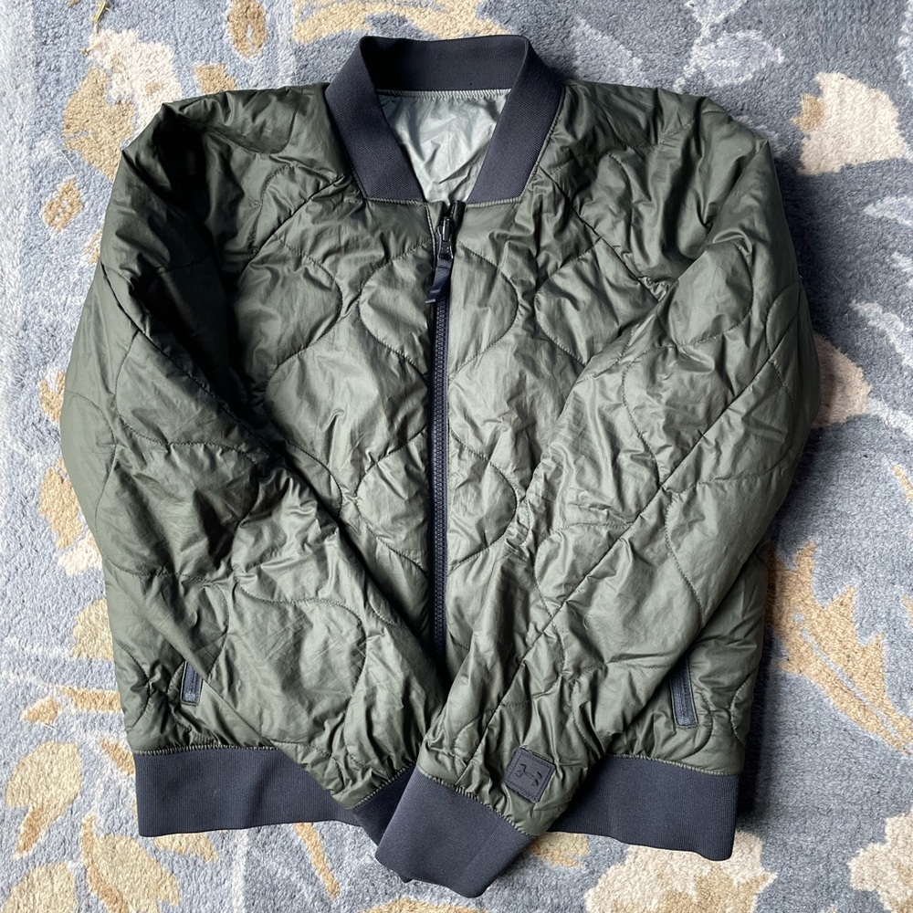 Under Armour Women's Unstoppable Reactor Reversible Bomber Medium